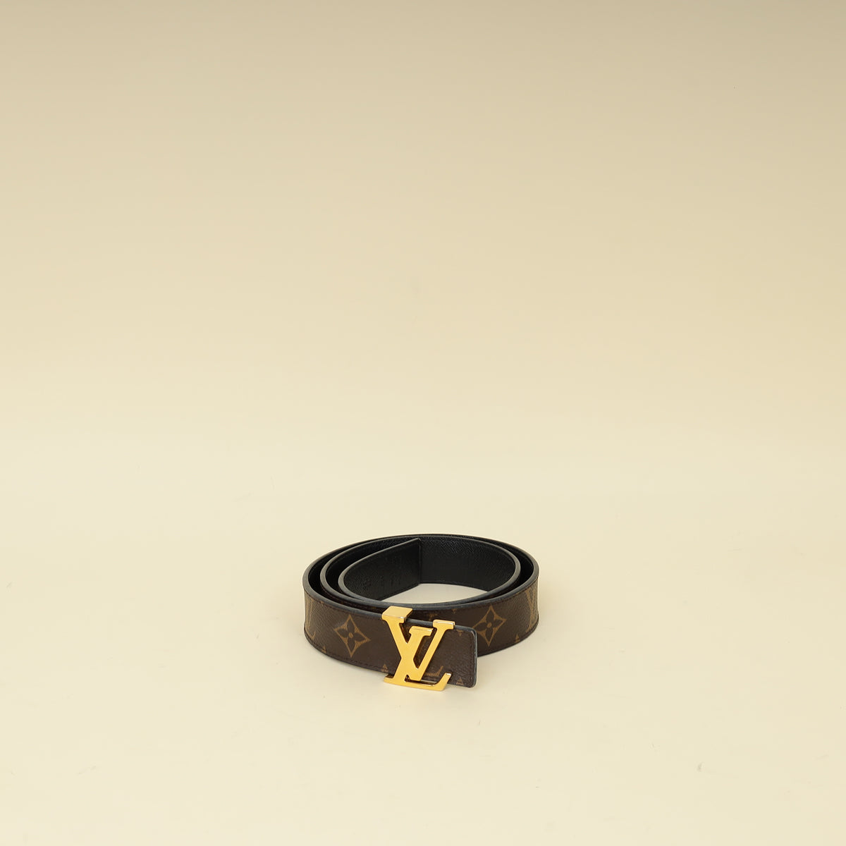 Louis Vuitton Bicolor Initiales 30mm Reversible Belt 30
