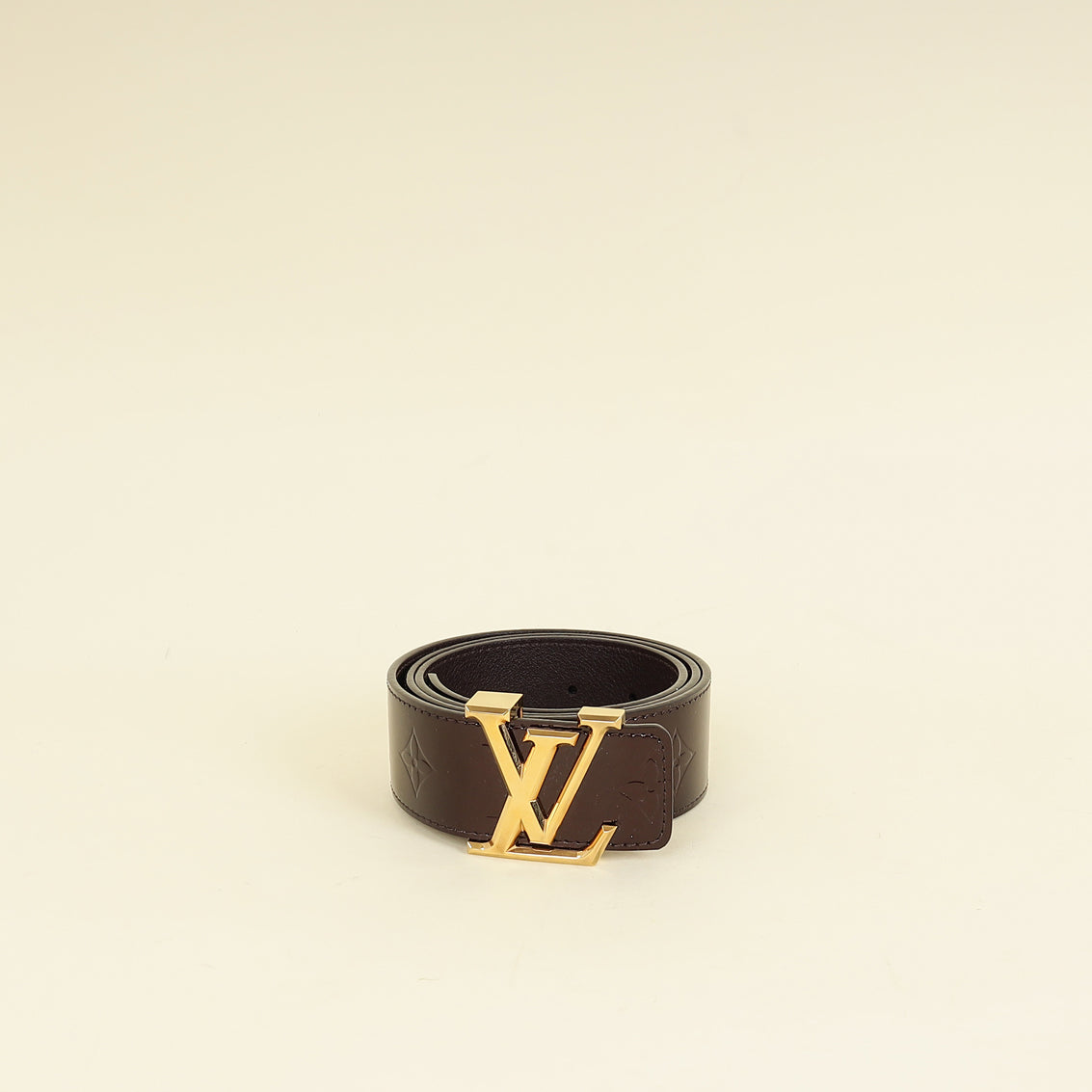 Louis Vuitton Amarante Monogram Vernis Initials Belt 34