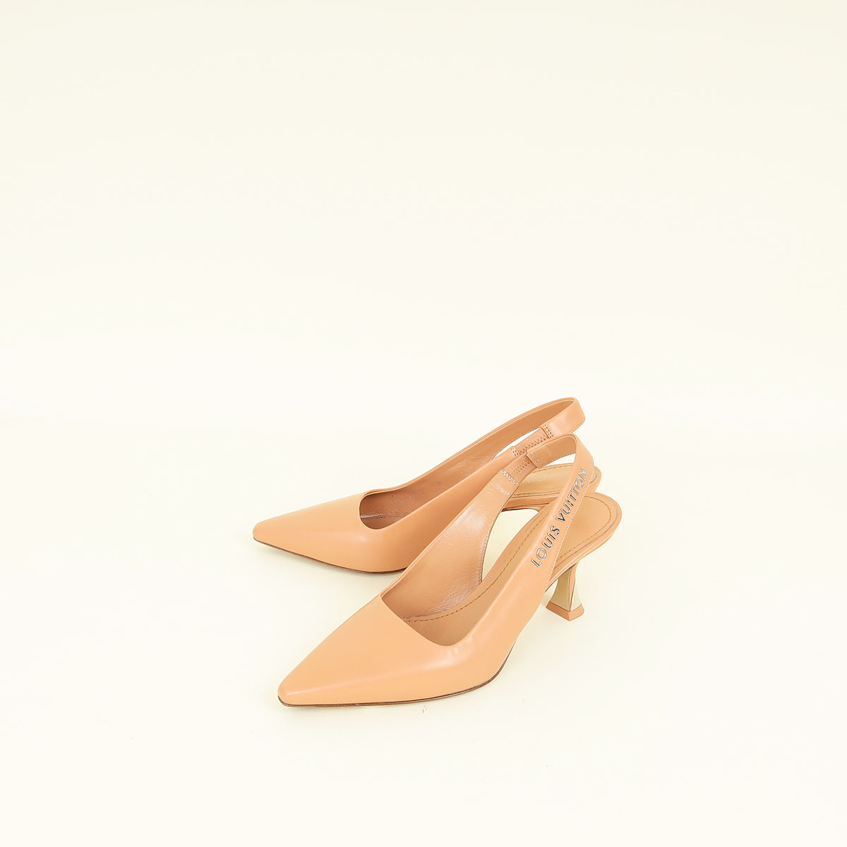Louis Vuitton Chai Sparkle Slingback Pumps 36