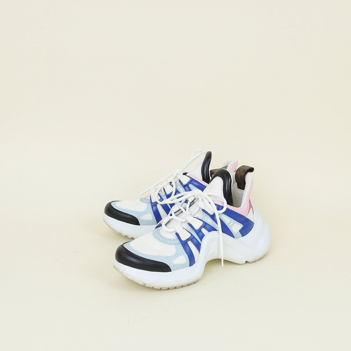 Louis Vuitton White Multicolor Archlight Trainer 39