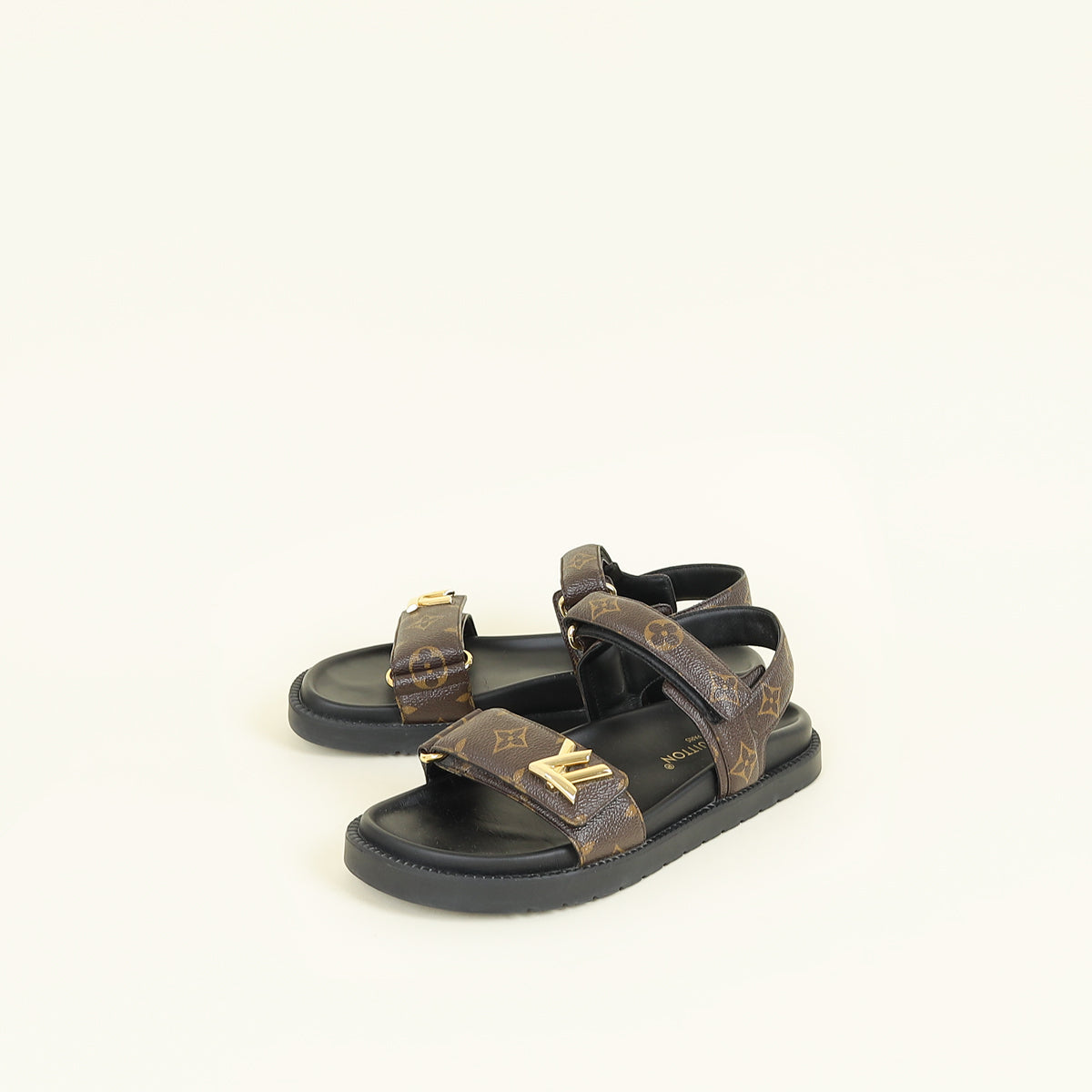 Louis Vuitton Monogram Sunset Comfort Flat Sandal 39
