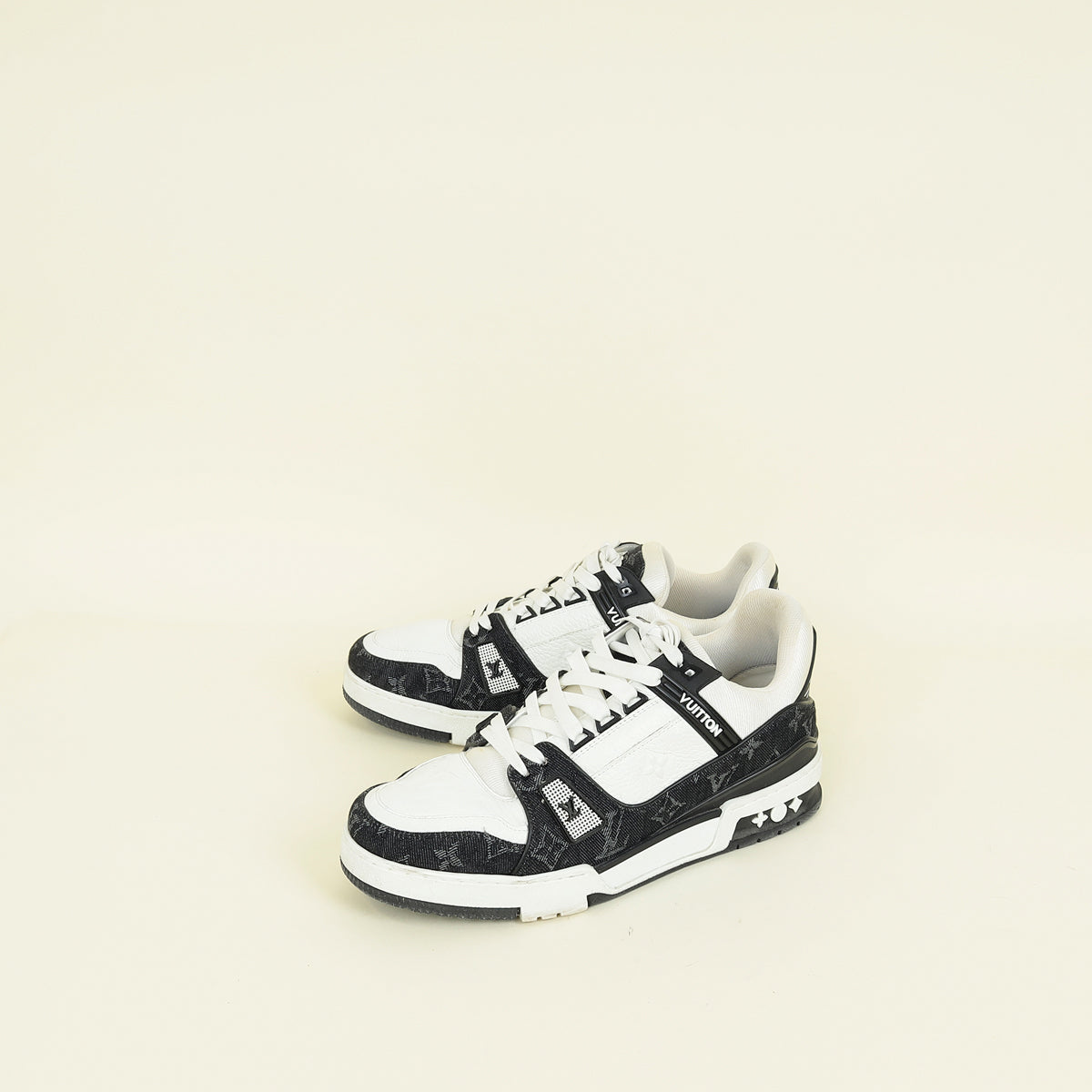 Louis Vuitton Denim Monogram Trainer Sneaker 7