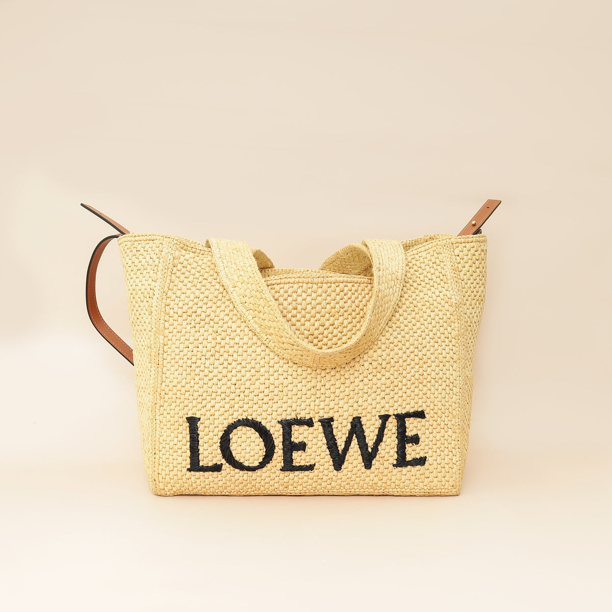 Loewe Natural Medium Font Tote Bag