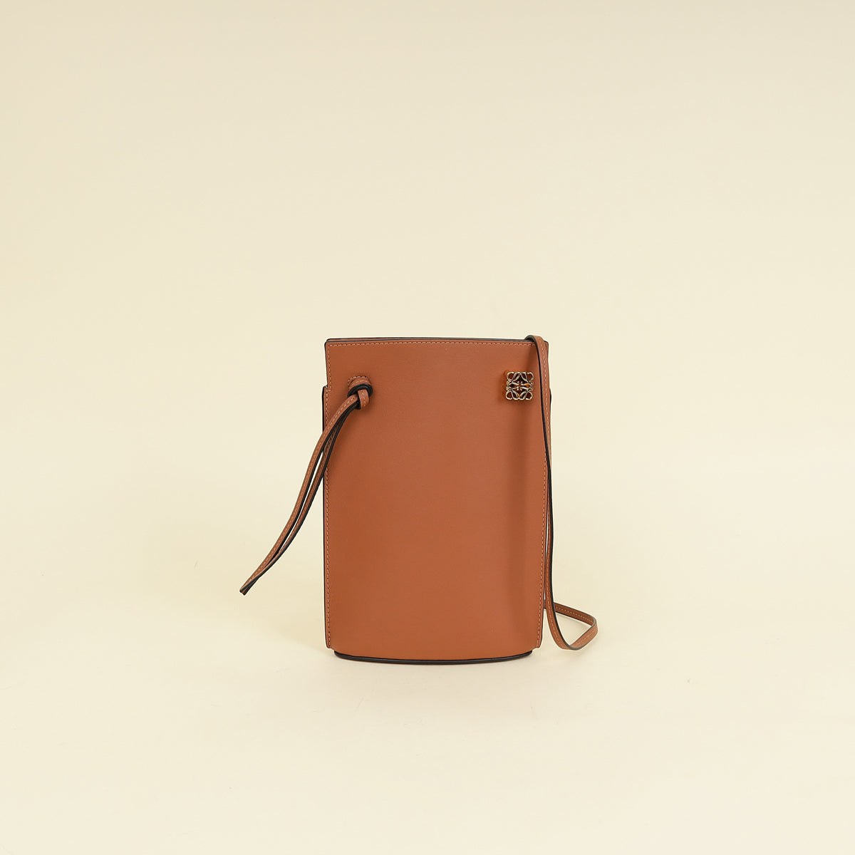 Loewe Brown Dice Pocket Pouch