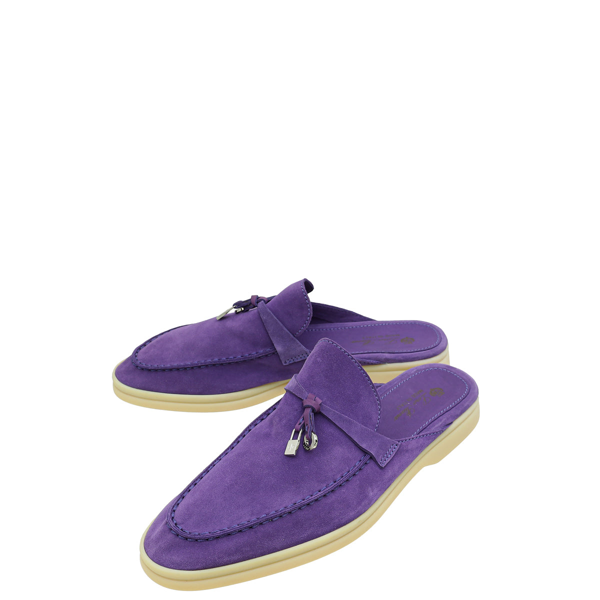 Loro Piana Charms Walk Babouche Loafer 37.5
