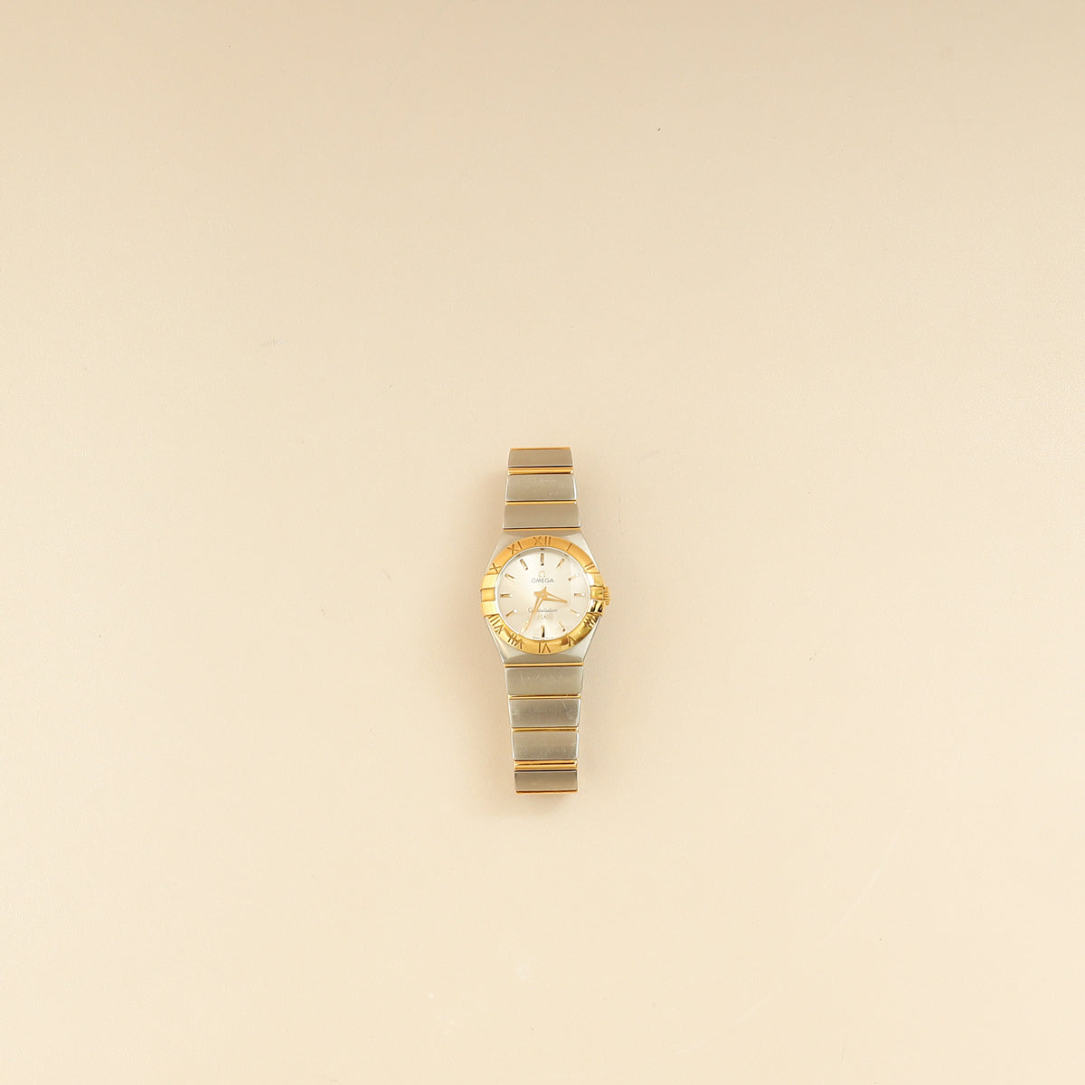 Omega Stainless Steel Yellow Gold Constellation 27mm Watch