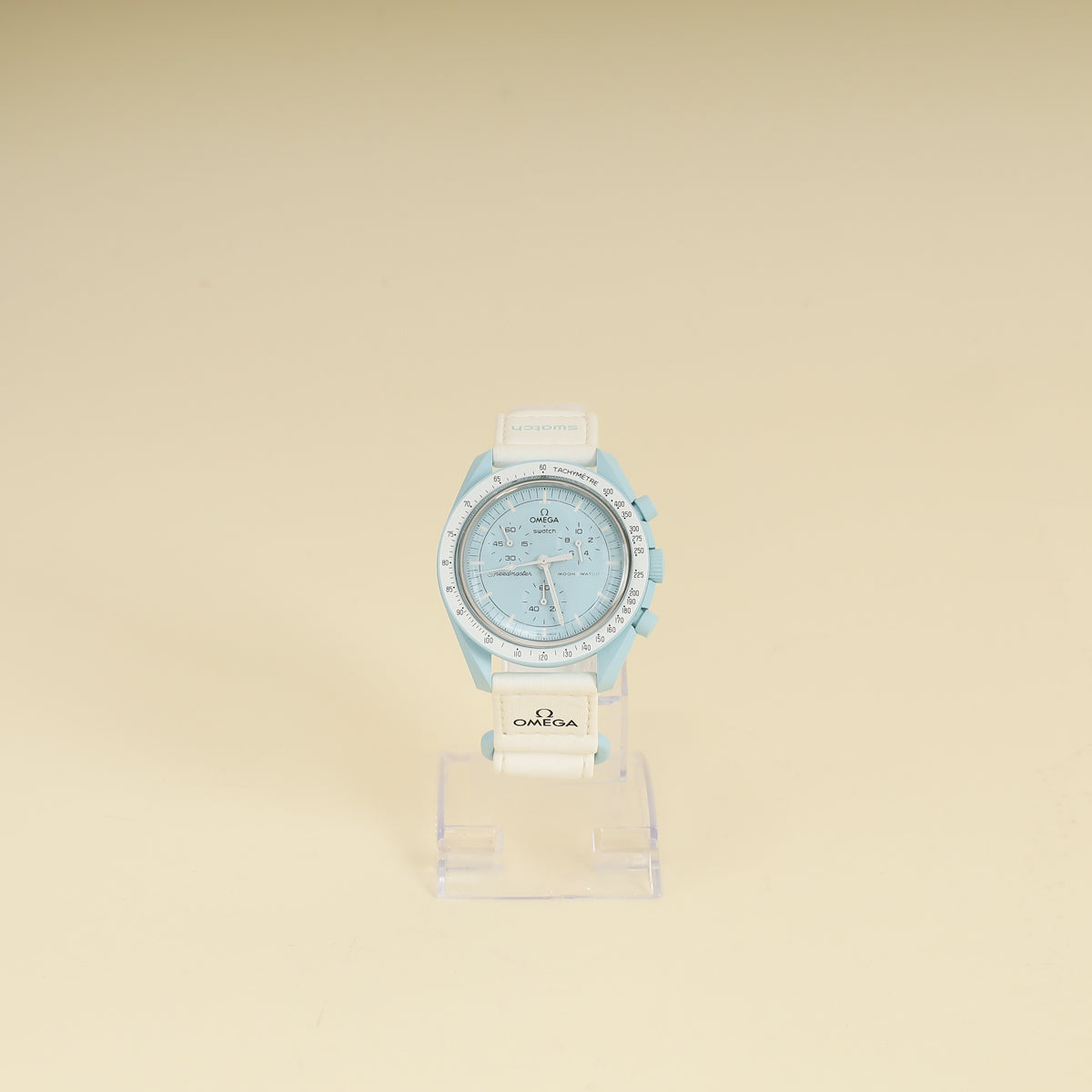 Omega Bicolor X Swatch Speedmaster Moonswatch Mission to Uranus 41mm Quartz Watch