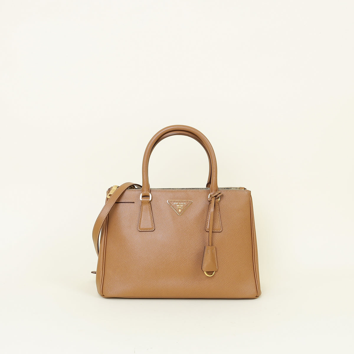 Prada Caramel Galleria Tote Medium Bag