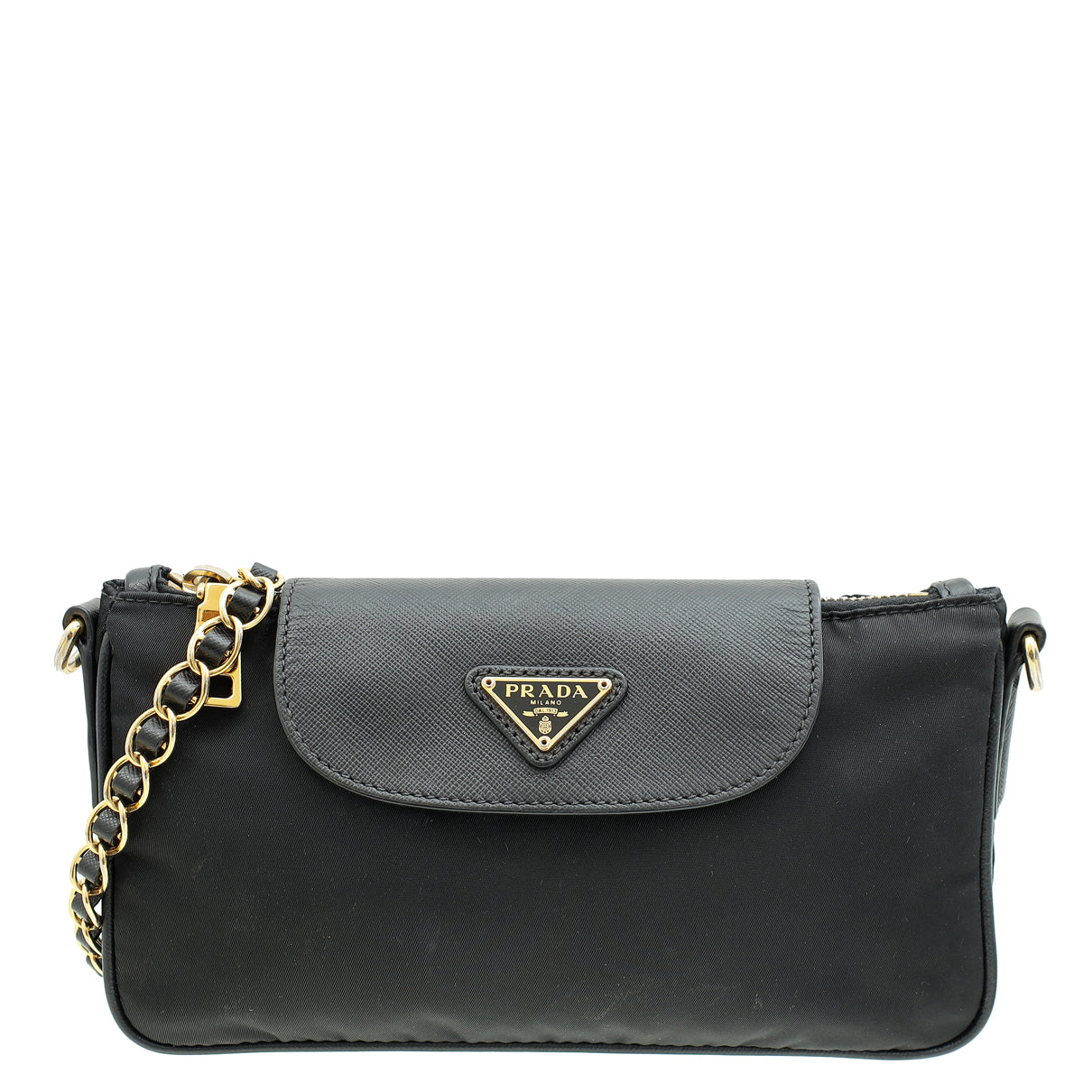 Prada Black Tessuto Nylon Crossbody Bag