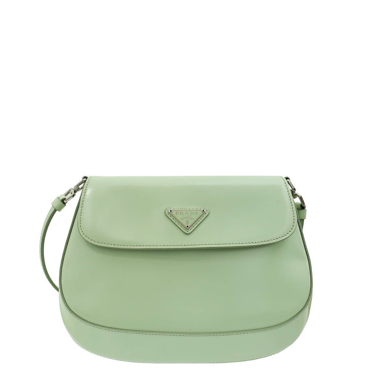 Prada Mint Green Cleo Small Flap Shoulder Bag