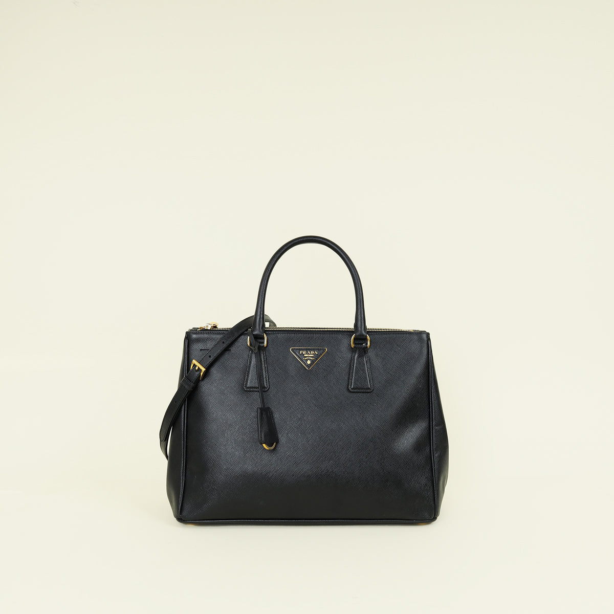 Prada Black Galleria XL Tote Large Bag
