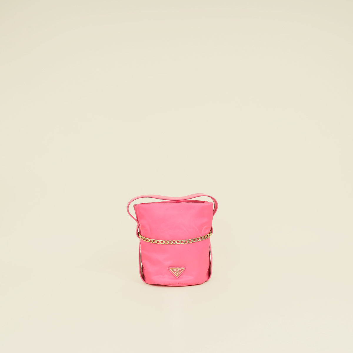 Prada Peonia Petit Re-Nylon & Nappa Bucket Bag