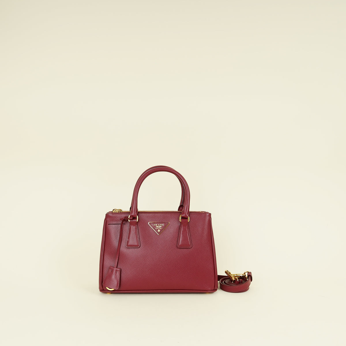 Prada Cerise Galleria Tote Small Bag