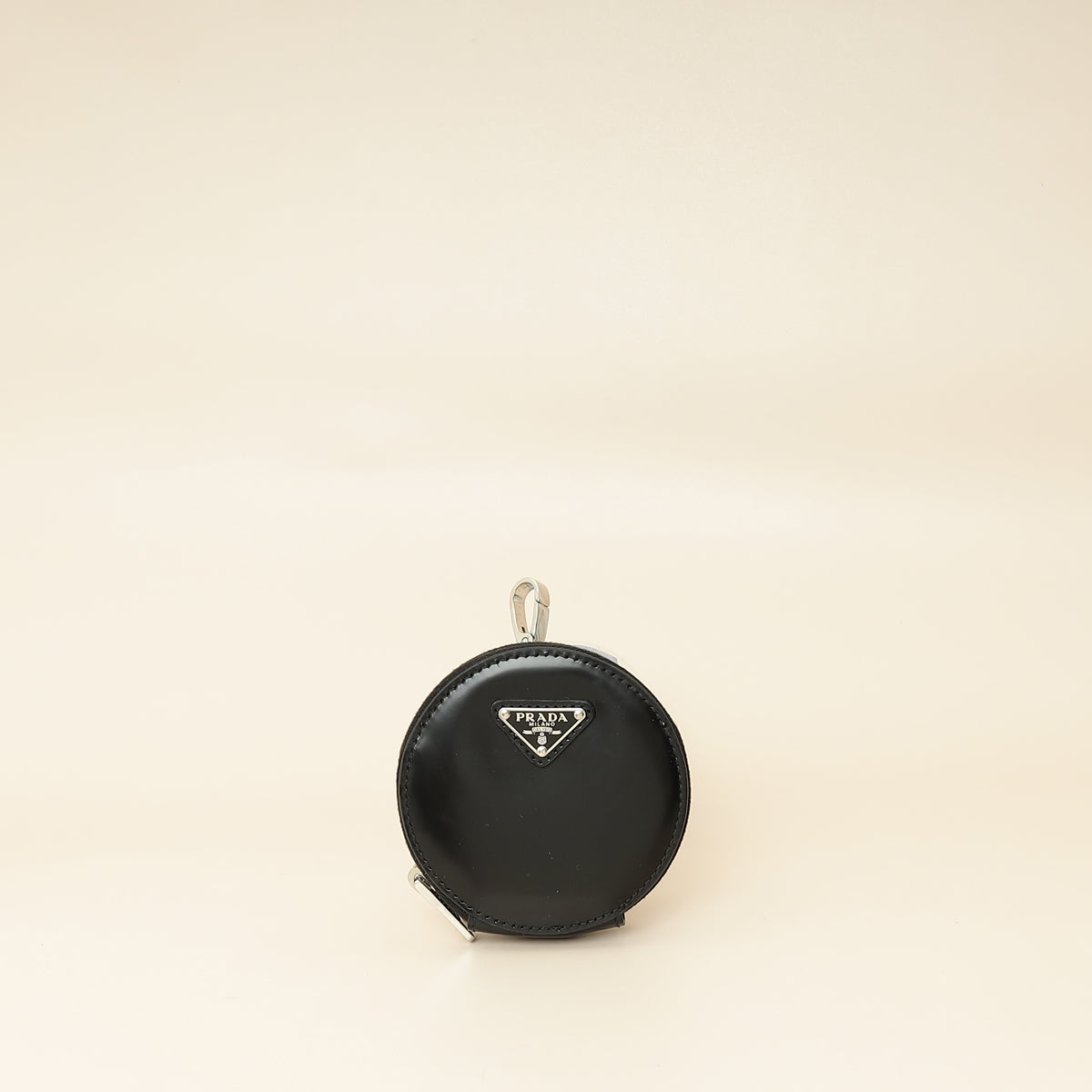 Prada Black Mini Round Pouch