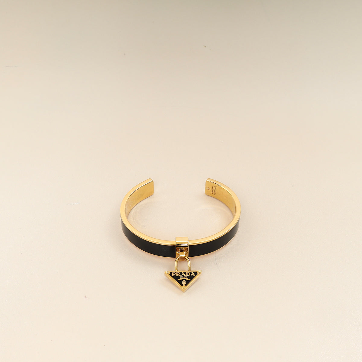 Prada Black Metal Bracelet