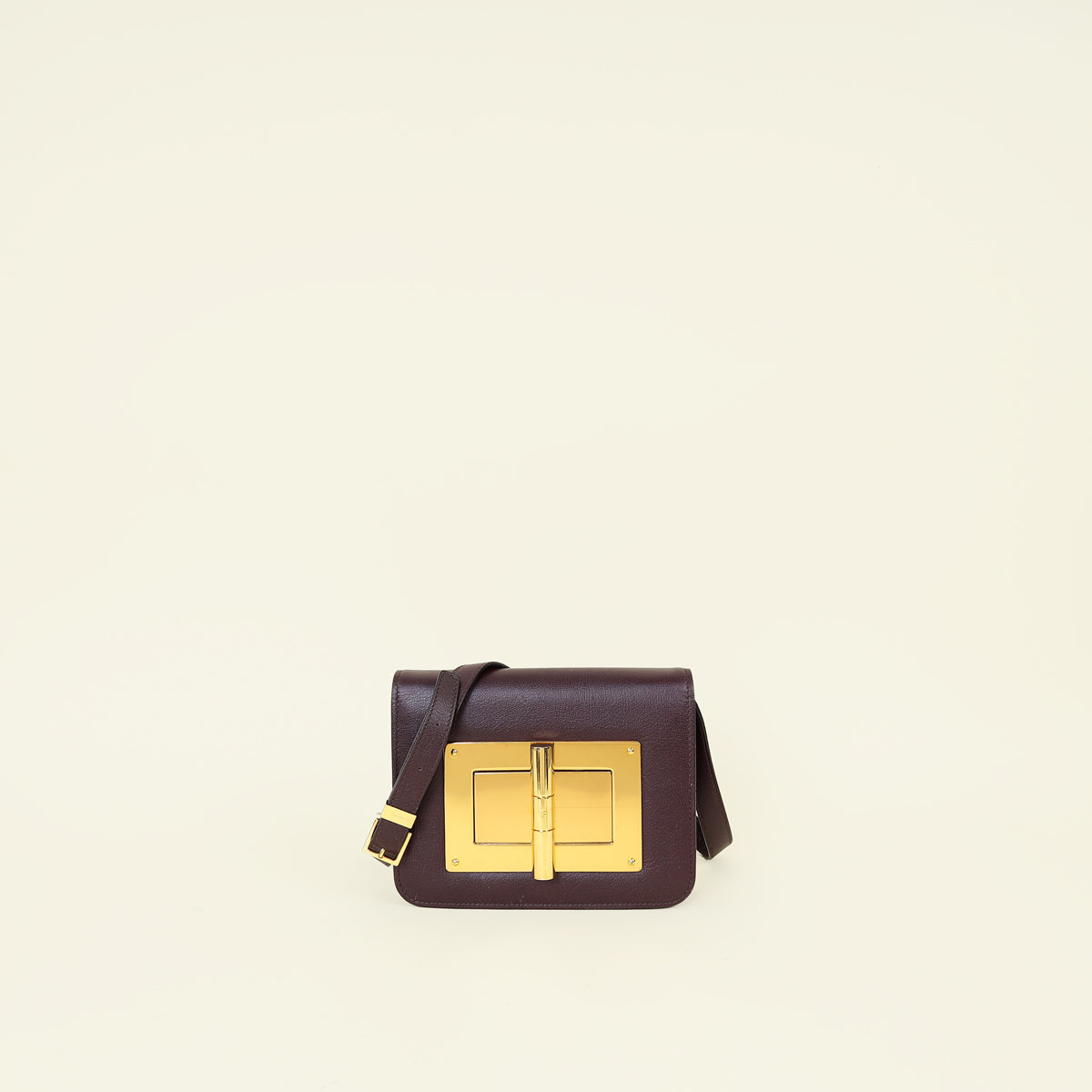 Tom Ford Wine Natalia Medium Shoulder Bag