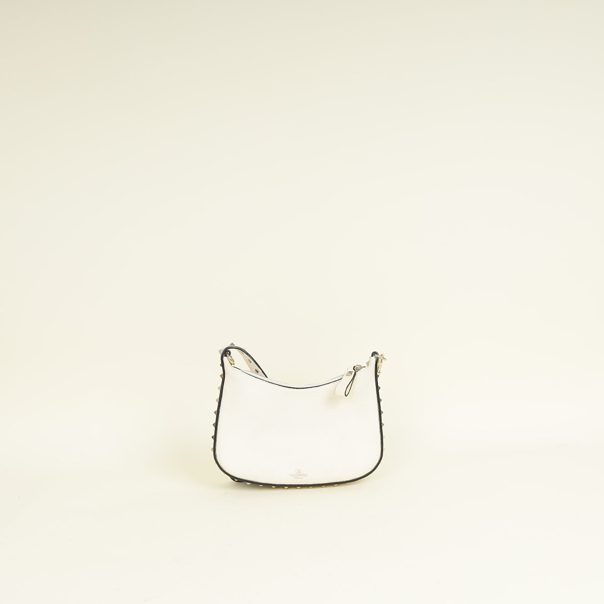 Valentino Ivory Rockstud Hobo Mini Bag