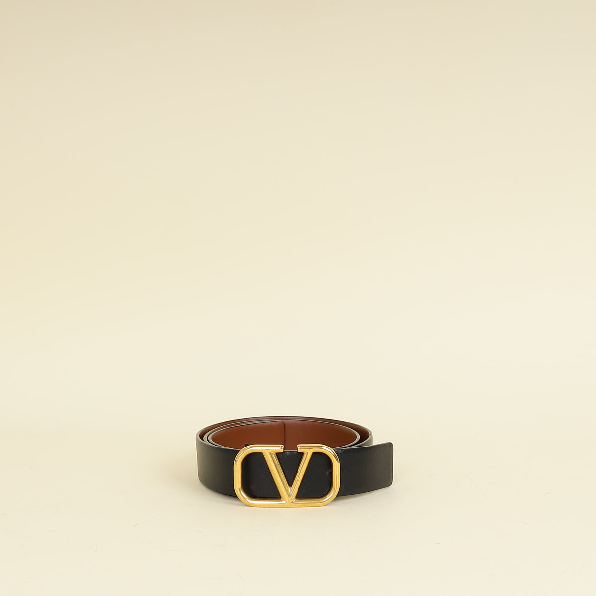 Valentino Bicolor Reversible VLogo Signature Belt 32