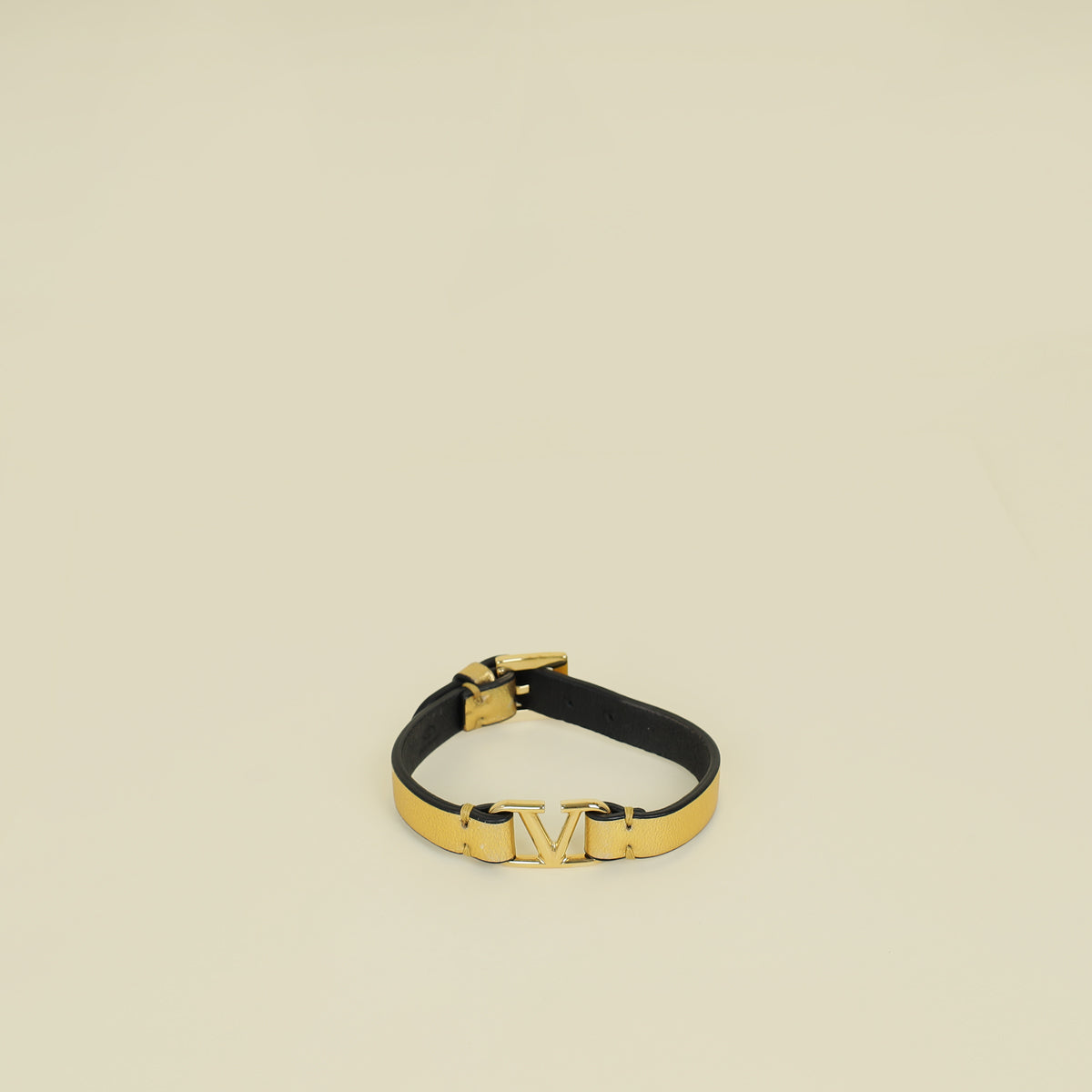 Valentino Gold VLogo Bracelet