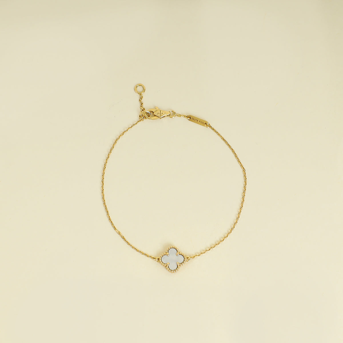 Van Cleef & Arpels 18K Yellow Gold Sweet Alhambra Bracelet