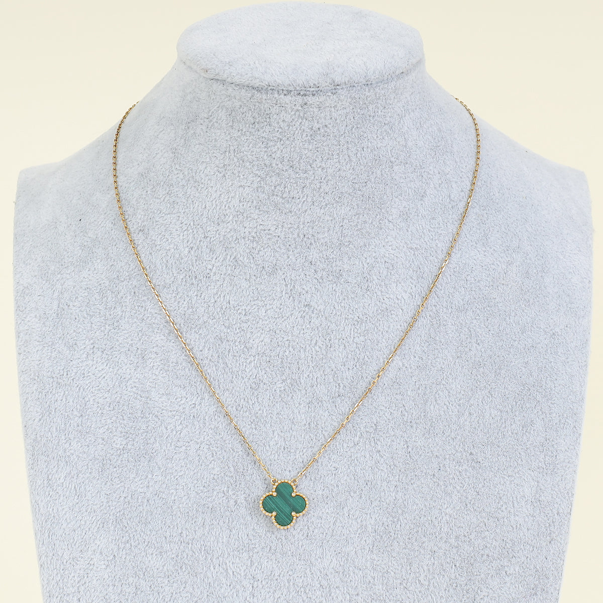 Van Cleef & Arpels 18K Yellow Gold Vintage Alhambra Pendant Necklace