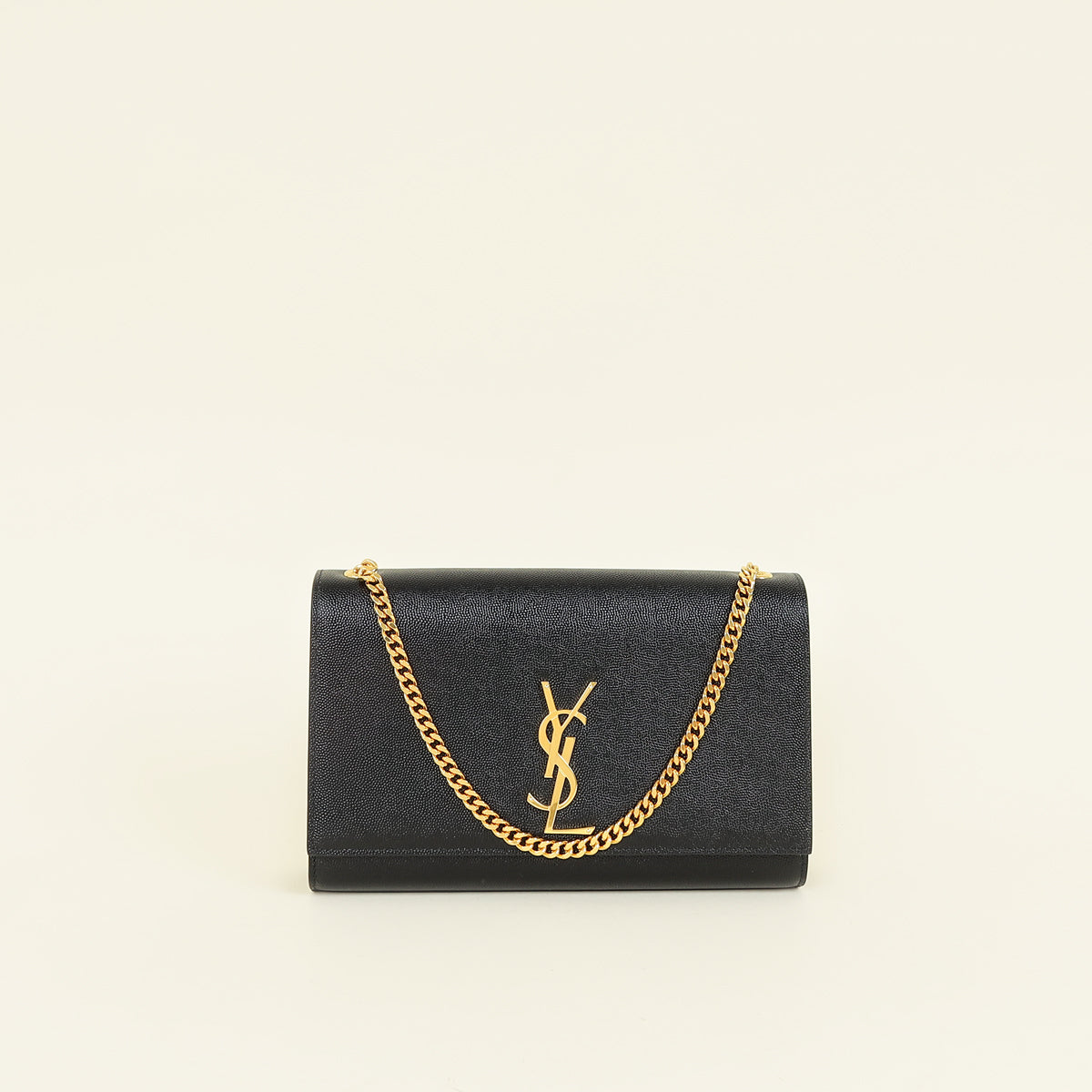 YSL Black Kate Chain Medium Shoulder Bag
