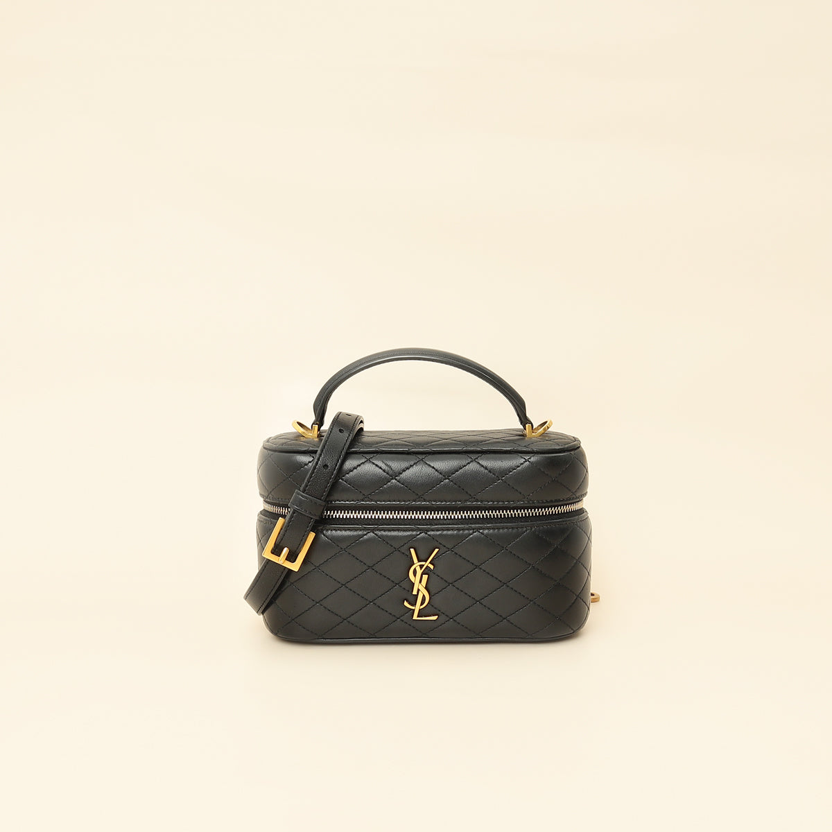 YSL Black Gaby Vanity Bag