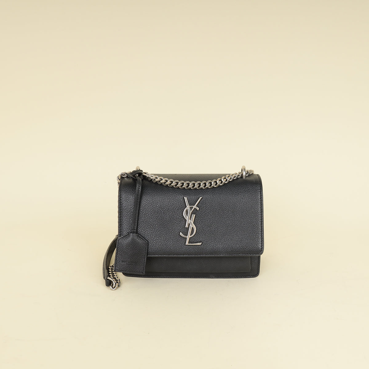 YSL Black Sunset Small Chain Shoulder Bag
