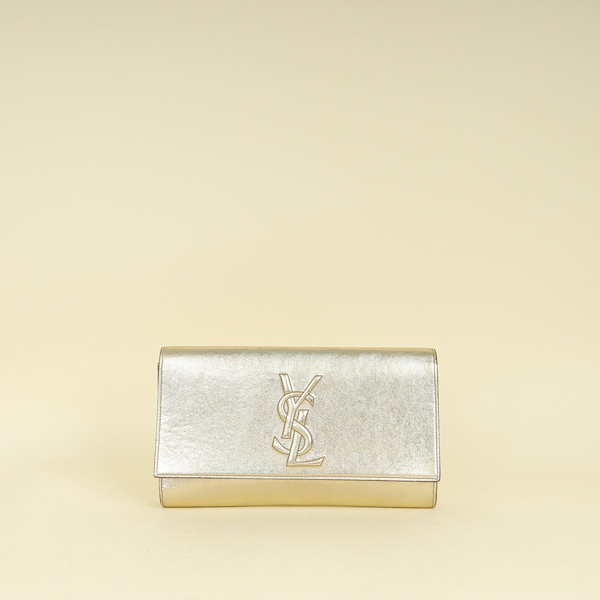 YSL Light Gold Belle De Jour Clutch