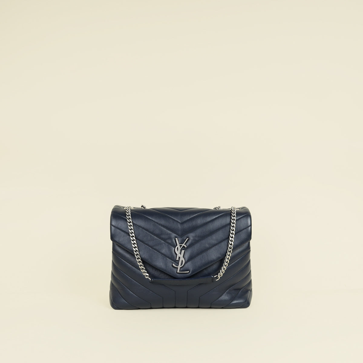 YSL Blue Loulou Medium Bag