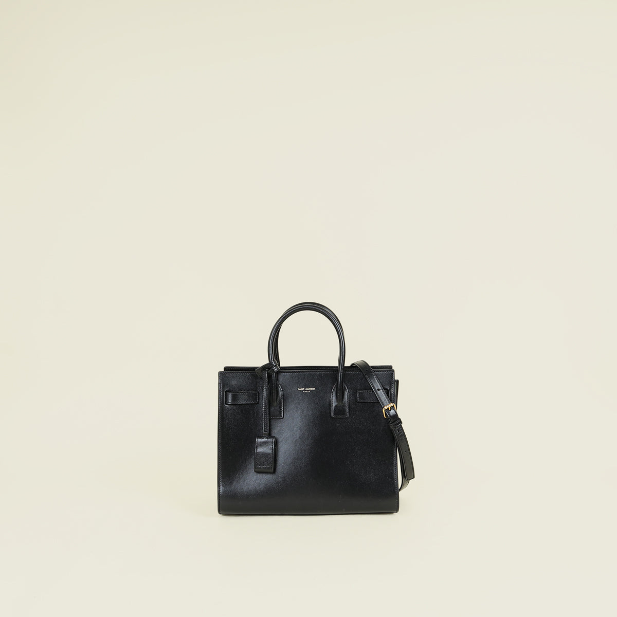 YSL Black Sac De Jour Baby Bag