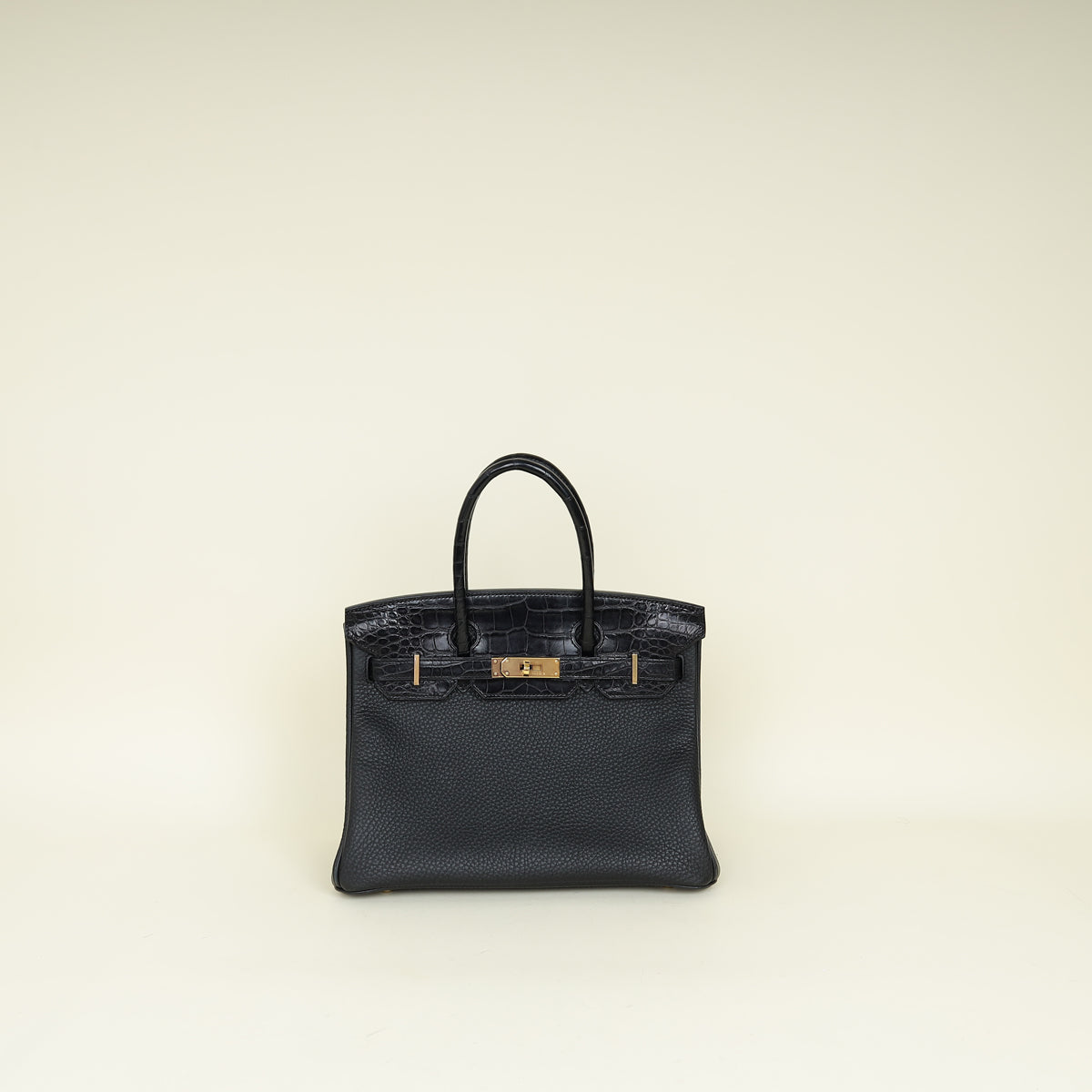 Hermes Noir Birkin 30 Touch Bag