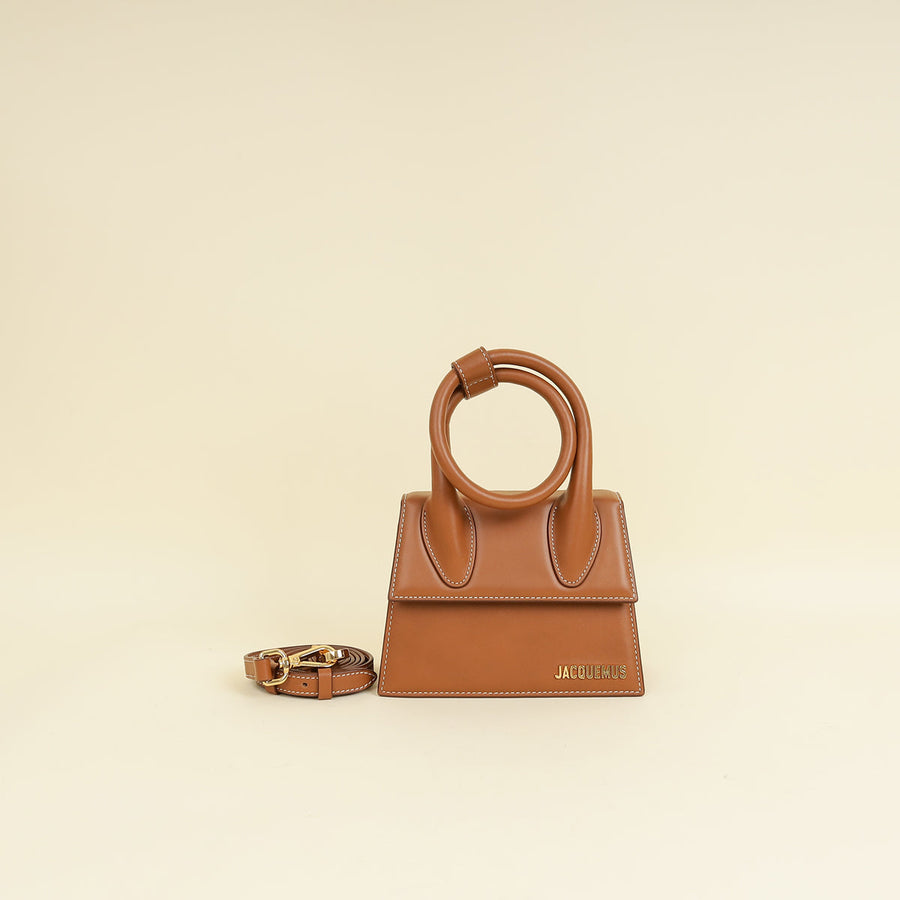 Jacquemus Brown Le Chiquito Noeud Bag