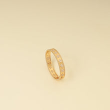 Van Cleef & Arpels 18K Rose Gold Diamonds Perlée Clovers Small Model Bracelet