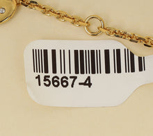Christian Dior Gold Finish Petit CD Double Bracelet