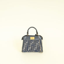 Fendi Navy Blue Nano Peekaboo Bag