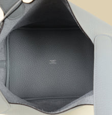 Hermes Gris Pantin Picotin Lock 22 Bag