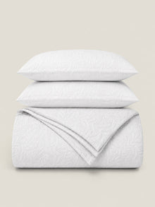 Dwell Juniper Duvet Set - Jacquard