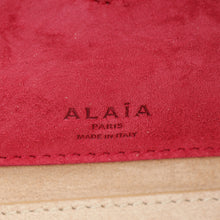Alaia Framboise Suede Clutch Bag