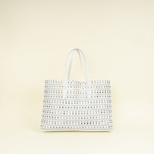 Alaïa White Mina 44 Tote Bag