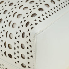 Alaïa White Mina 44 Tote Bag