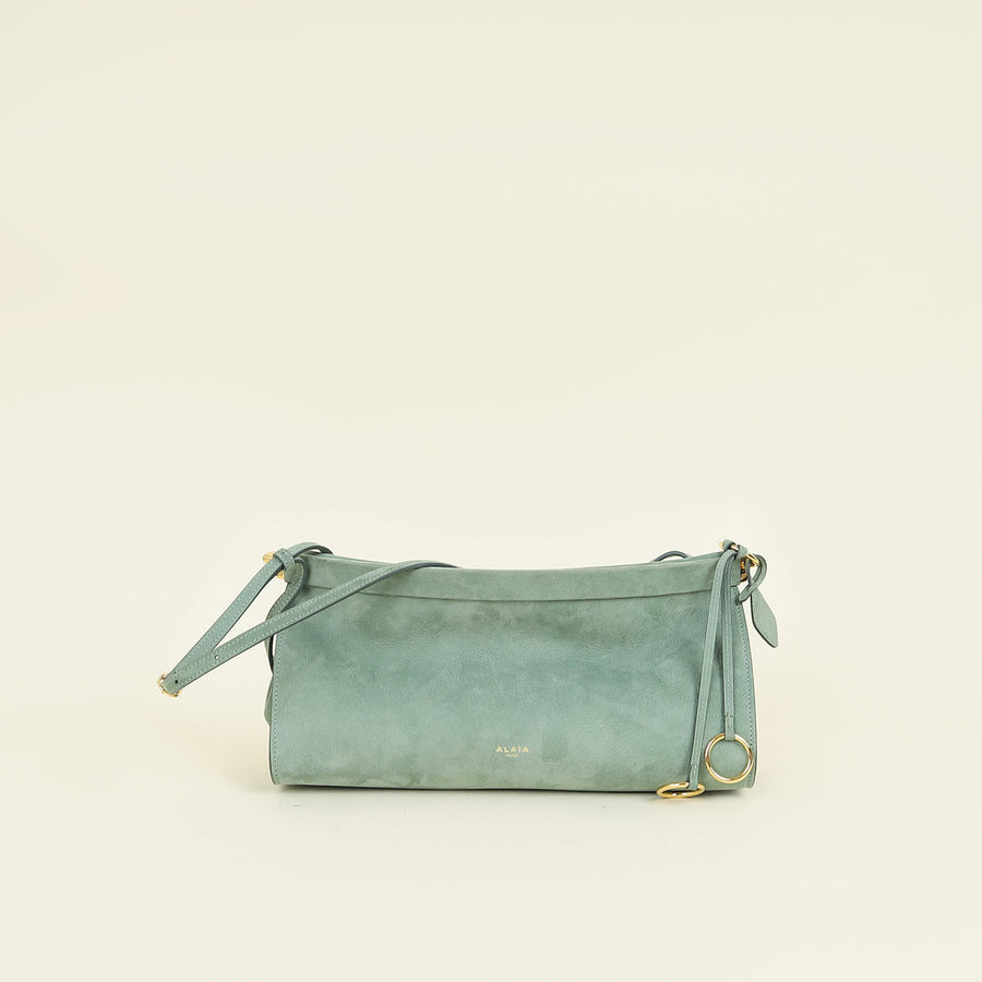 Alaïa Vert Sauge Le Click East West Medium Shoulder Bag