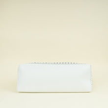 Alaia White Cut-Out Mina 44 Tote Bag