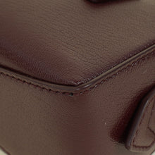 Alaia Burgundy Le Teckel Clutch Bag