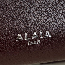 Alaia Burgundy Le Teckel Clutch Bag