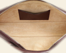 Alaia Burgundy Le Teckel Clutch Bag