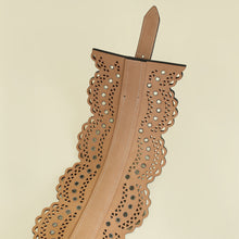 Alaïa Black Vienne Eyelet Bustier Belt