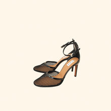 Alaïa Black High Fishnet 90mm Pumps 38