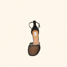 Alaïa Black High Fishnet 90mm Pumps 38