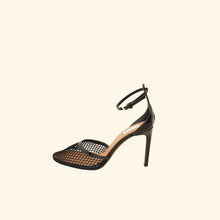 Alaïa Black High Fishnet 90mm Pumps 38